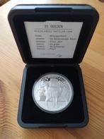 NL Antillen, 25 gulden 1998 zilver proof WWF Witstaarthert, Postzegels en Munten, Munten | Nederland, Verzenden, Koningin Beatrix