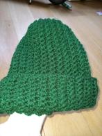 Green beanie crochet hat, Kleding | Dames, Hoeden en Petten, Nieuw, Ophalen of Verzenden