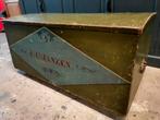 Vintage/Antieke groene dekenkist, Brocante hutkoffer, Ophalen