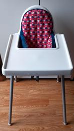 Witte kinderstoel, Kinderen en Baby's, Kinderstoelen, Ophalen, Gebruikt, Overige typen, Afneembaar eetblad