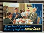 Oude kartonnen reclame plaat Van Lier, Antiek en Kunst, Ophalen of Verzenden