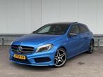 Mercedes A-klasse 180 AMG Aut|Pano|Leder|South Sea Blue|Crui, Auto's, Gebruikt, 4 cilinders, Traction-control, Blauw