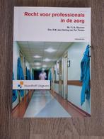 Recht voor professionals in de zorg, Boeken, Studieboeken en Cursussen, Diverse auteurs, Zo goed als nieuw, Alpha, HBO