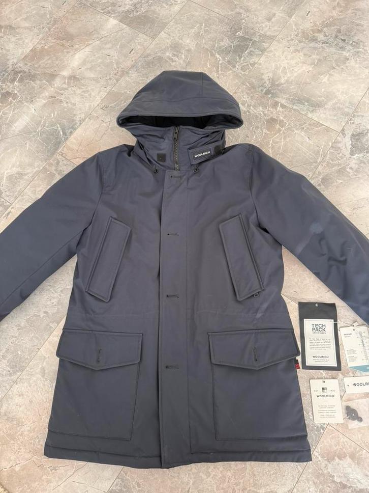 Woolrich winterjas Arctic Parka, Kleding | Dames, Jassen | Winter, Zo goed als nieuw, Maat 38/40 (M), Blauw, Ophalen of Verzenden