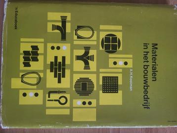 Materialen in het bouwbedrijf' van A.H. Kooiman. Het boek is beschikbaar voor biedingen