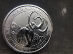 2024 Canada - Wooly Mammoth mammoet - 2 oz silver, Ophalen of Verzenden, Zilver