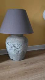 Mooie grijze lamp met keramische voet, Ophalen
