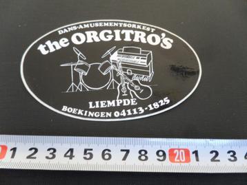 sticker Liempde THE ORGITRO'S Dans - Amusements Orkest  beschikbaar voor biedingen