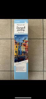Diamond painting Venetië Italiaanse gekleurde huisjes, Hobby en Vrije tijd, Knutselen, Verzenden, Nieuw, Knutselwerk