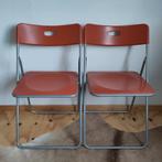 Vintage IKEA GUNDE klapstoelen, Niels Gammelgaard, Huis en Inrichting, Stoelen, Gebruikt, Twee, Overige kleuren, Vintage