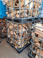 Essenhout blokken  droog ophalen €112,50 per kuub, Tuin en Terras, Haardhout, 3 tot 6 m³, Ophalen, Essenhout, Blokken