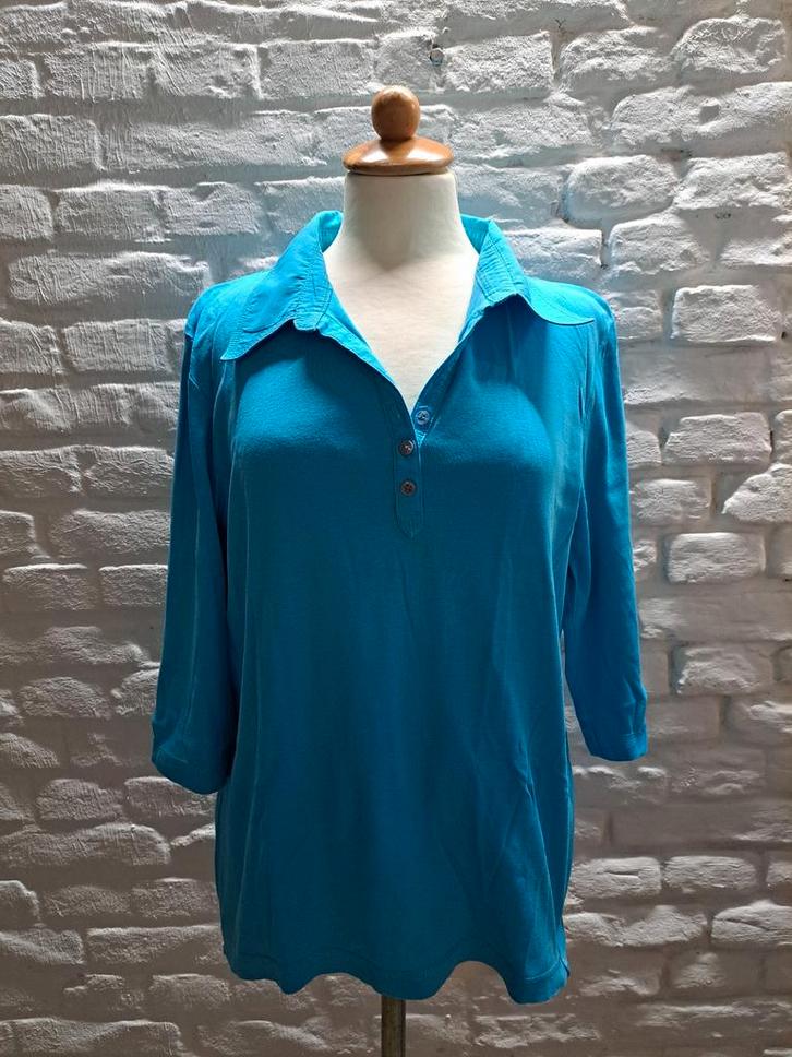 Cecil T-shirt - Maat 44, Kleding | Dames, T-shirts, Zo goed als nieuw, Maat 42/44 (L), Blauw, Lange mouw, Verzenden