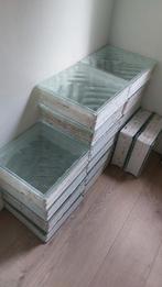 Glasblokken extra groot 18 stuks  30 x 30 x 10, Huis en Inrichting, Ophalen, Zo goed als nieuw