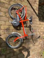 Kinder fiets rood retro 16 inch (kind:5-6 jaar 100-115cm), 16 tot 20 inch, Gebruikt, Ophalen