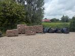 Oud gebakken bakstenen / klinkers 7 dames, Doe-het-zelf en Verbouw, Metselstenen, Ophalen, Gebruikt, Bakstenen