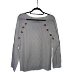 Witte kabel trui met knopen XL, Noekies.com, Wit, Maat 46/48 (XL) of groter, Nieuw