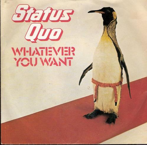 Status Quo - Whatever You Want & Hard Ride  Status Quo, Cd's en Dvd's, Vinyl Singles, Gebruikt, Single, Pop, Ophalen of Verzenden