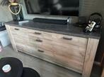 Satriani meubels - dressoir - vitrinekast, Huis en Inrichting, Kasten | Dressoirs, Ophalen, Zo goed als nieuw, 25 tot 50 cm, 150 tot 200 cm