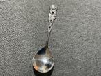 Vintage verzilveren lepel met roos design, Antiek en Kunst, Ophalen of Verzenden