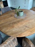 Ronde Mango Houten Tafel - 130cm - ZGAN, Ophalen
