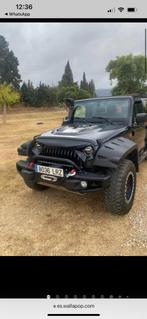 Jeep Wrangler bj 2017 crd sahara 75000 km topstaat, Auto's, Automaat, Zwart, Zwart, Leder