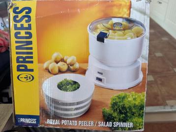 Z.G.A.N. elektrische aardappelschrapmachine + slacentrifuge beschikbaar voor biedingen