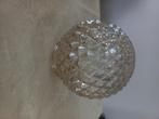 Retro glazen bol (tbv. plafondlamp), Huis en Inrichting, Lampen | Plafondlampen, Ophalen, Zo goed als nieuw, Glas