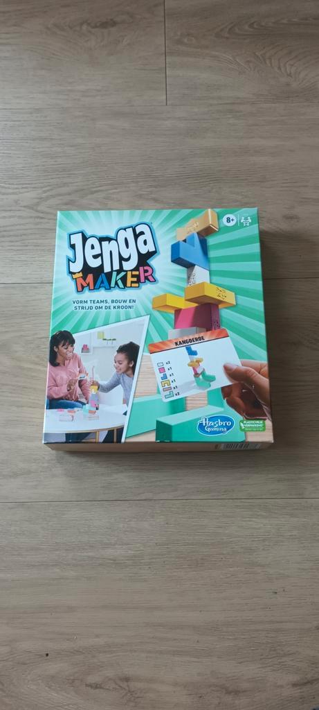 Jenga Maker spel, Hobby en Vrije tijd, Gezelschapsspellen | Overige, Zo goed als nieuw, Ophalen of Verzenden
