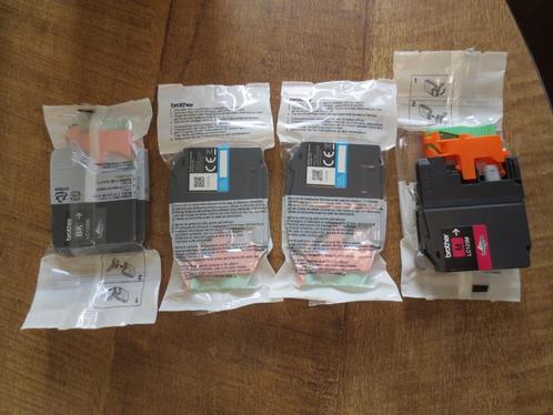 4 stuks catridge voor Brother printer type LC123, Computers en Software, Printerbenodigdheden, Zo goed als nieuw, Cartridge, Ophalen of Verzenden