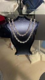 Nieuwe Rope ketting 5 mm, Ophalen of Verzenden, Nieuw, Zilver, Overige materialen