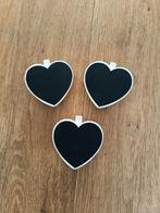 Leuke memo krijtborden in hartvorm, Ophalen of Verzenden, Zo goed als nieuw