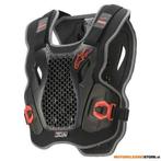 Alpinestars BIONIC ACTION CHEST PROTECTOR, Zwart-Rood, Ophalen of Verzenden, Nieuw met kaartje