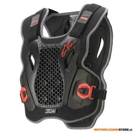 Alpinestars BIONIC ACTION CHEST PROTECTOR, Zwart-Rood, Motoren, Kleding | Motorkleding, Nieuw met kaartje, Ophalen of Verzenden