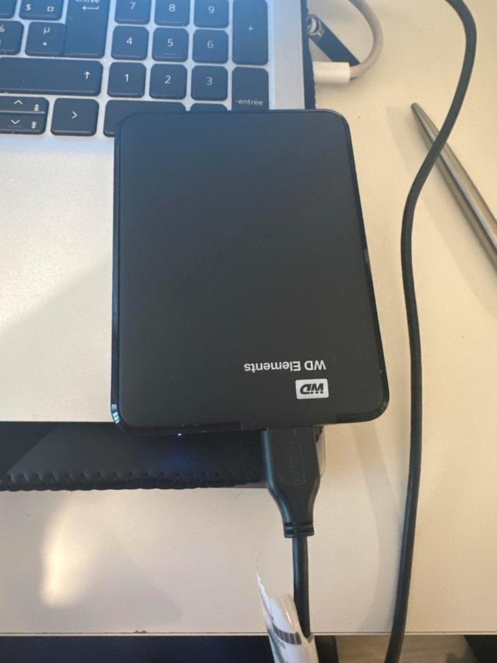 WD Elements 500GB Externe Harde Schijf - USB, Computers en Software, Harde schijven, Gebruikt, Desktop, Extern, HDD, USB, Ophalen of Verzenden