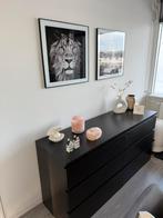 MALM Ladekast met 6 lades, zwartbruin, 160x78 cm, Huis en Inrichting, Kasten | Ladekasten, Ophalen, 5 laden of meer, 75 cm of meer