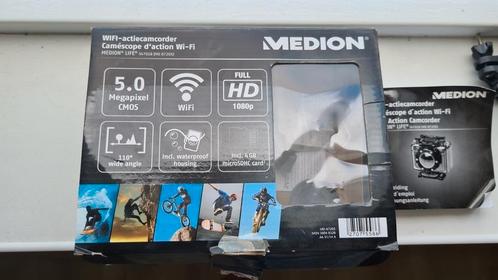 Medion  HD  wifi action camcorder, Audio, Tv en Foto, Actiecamera's, Zo goed als nieuw, Overige merken, Ophalen of Verzenden