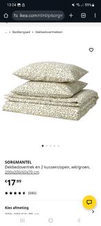 Donzen dekbed Ikea middelwarm 200x200 incl. dekbedovertrek, Ophalen, Wit, Tweepersoons, Deken of Dekbed