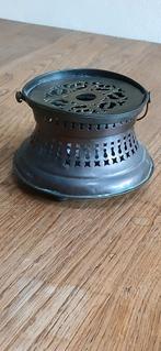 Koperen theelicht, Ophalen