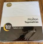2 x molton topmatras 70/80 x 210/220, Ophalen, Nieuw, Eenpersoons, Wit