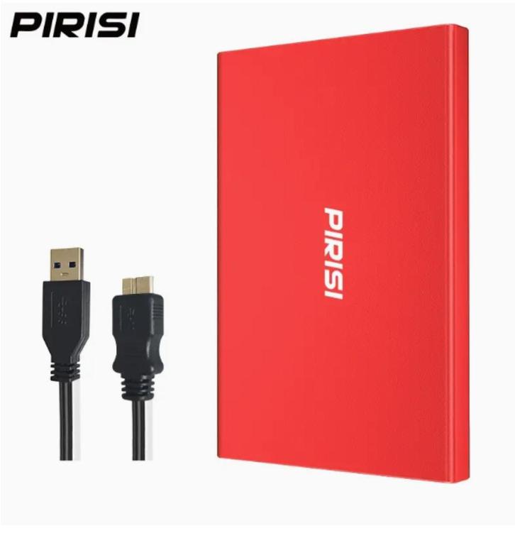 Externe harde schijf 320GB / Rood / Nieuw, Computers en Software, Harde schijven, Nieuw, Laptop, Extern, SSD, USB, Verzenden