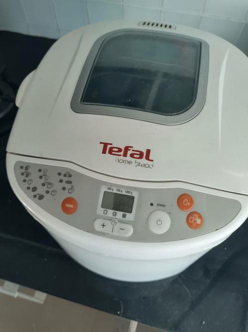 Tefal broodbakmachine, Witgoed en Apparatuur, Broodbakmachines, Zo goed als nieuw, 800 tot 1200 gram deeg, Ophalen of Verzenden