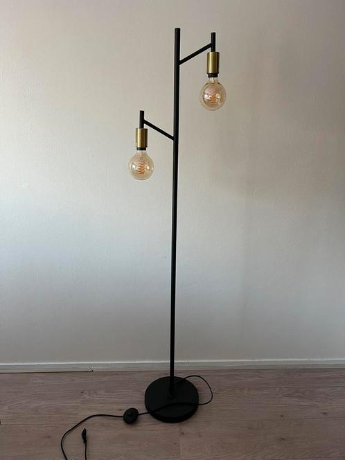 Voerlamp ETH tree zwart 152 cm hoog vt wonen, Huis en Inrichting, Lampen | Vloerlampen, Zo goed als nieuw, 100 tot 150 cm, Metaal