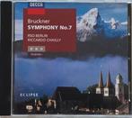 Bruckner Symfonie No. 7 - Chailly / RSO Berlin (Decca), Ophalen of Verzenden, Romantiek, Zo goed als nieuw, Orkest of Ballet