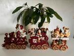 Kerstbeelden 50 cm lang (trein met 3 wagons kerstman), Diversen, Kerst, Ophalen of Verzenden, Zo goed als nieuw