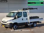 Iveco Daily 50C17 3,0L Automaat 170PK HIAB 017T-2 DC Open la, Automaat, Euro 5, Stof, Gebruikt