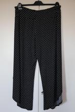 Broek dames wijde rechte pijpen, zwart/witte dots, Ophalen of Verzenden, Zo goed als nieuw, Zwart