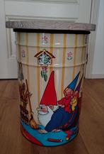 Vintage afvalemmer/ nachtkastje kabouters, Huis en Inrichting, Woonaccessoires | Prullenbakken, Ophalen of Verzenden, Minder dan 50 cm
