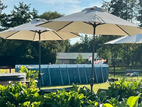 Bestway rechthoekig opzetbad 549x279x122 powersteel set, Tuin en Terras, Zwembaden, Zo goed als nieuw, Opzetzwembad, 120 cm of meer