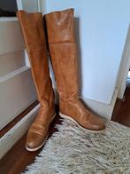 Bruine leren hoge laarzen - Maat 40, Sendra's, profielzool, Kleding | Dames, Schoenen, Hoge laarzen, Bruin, Ophalen of Verzenden