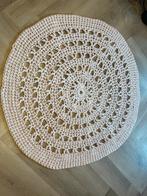 Gehaakt vloerkleed pastel roze - 120cm, Huis en Inrichting, Stoffering | Tapijten en Kleden, Rond, Ophalen of Verzenden, Zo goed als nieuw